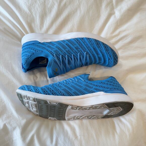 APL Men’s TechLoom Wave Sneakers Size 13 Coastal Blue Ice Blue Melange - Picture 6 of 10